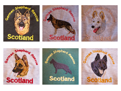 German Shepherd Embroidery Designs